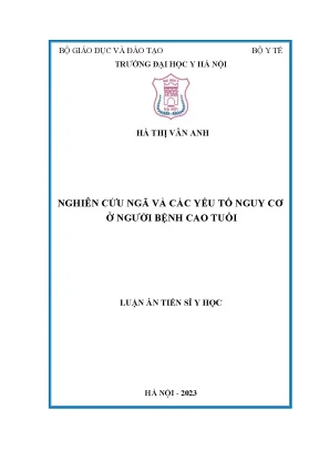 Nghiên cứu ngã và yếu tố nguy cơ ở người cao tuổi