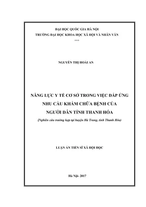 Năng lực y tế cơ sở tại Thanh Hóa: Đáp ứng nhu cầu khám