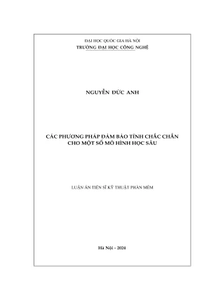 Phương Pháp Đảm Bảo Tính Chắc Chắn Cho Mô Hình Học Sâu 