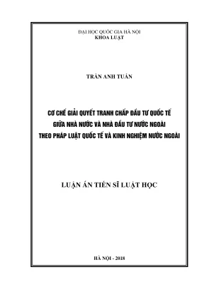 Giải quyết tranh chấp đầu tư quốc tế: Cơ chế giữa nhà