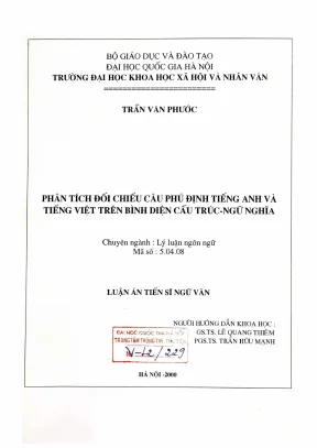 Phân Tích Câu Phủ Định Tiếng Anh và Tiếng Việt: So Sánh 
