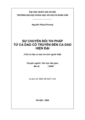 Chuyển Đổi Thi Pháp Ca Dao: Từ Cổ Truyền Đến Hiện Đại