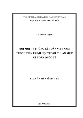 Đổi mới hệ thống kế toán Việt Nam theo chuẩn mực quốc tế