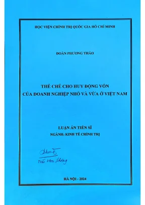 Huy động vốn cho doanh nghiệp nhỏ và vừa tại Việt Nam: