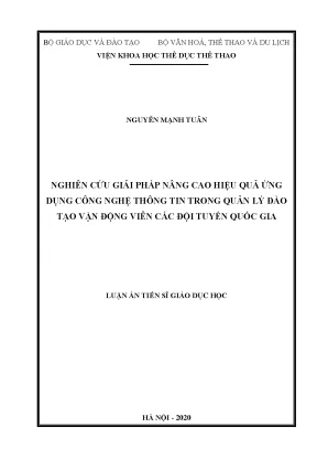 Giải pháp nâng cao hiệu quả ứng dụng CNTT trong quản lý 