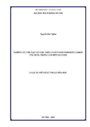 Nghiên cứu vật liệu nanocomposite carbon cho cảm biến