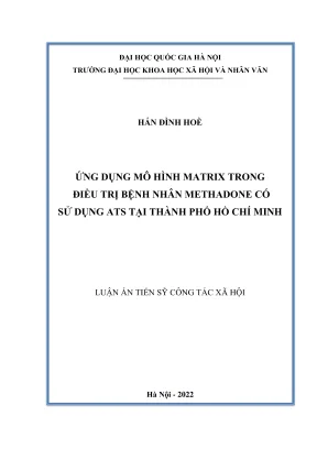 Mô Hình Matrix Trong Điều Trị Bệnh Nhân Methadone Tại TP.HCM