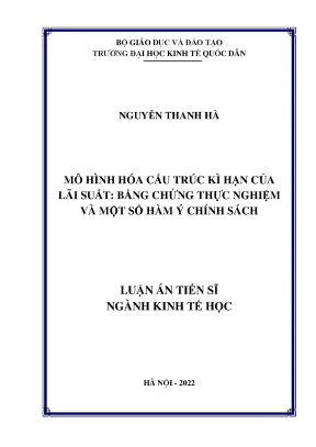 Mô Hình Hóa Cấu Trúc Lãi Suất: Nghiên Cứu Thực Nghiệm và 