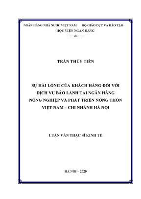 Sự Hài Lòng Của Khách Hàng Đối Với Dịch Vụ Bảo Lãnh Tại 