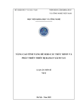 Nâng cao tính năng đế sers cấu trúc mfon và phát triển 