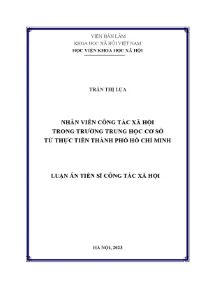 Nghiên cứu vai trò nhân viên công tác xã hội tại trường