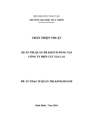 Quản trị quan hệ khách hàng trong thạc sĩ quản trị kinh