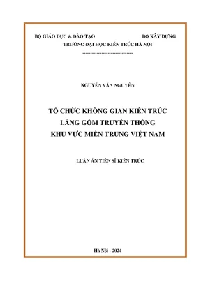 Nghiên cứu tổ chức không gian kiến trúc làng gốm miền 