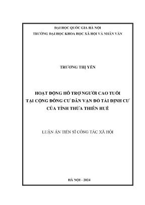 Hỗ trợ người cao tuổi tại cộng đồng Vạn Đò, Thừa Thiên Huế