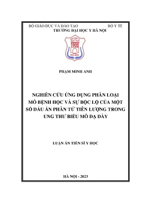 Nghiên cứu phân loại mô bệnh học và dấu ấn phân tử trong 