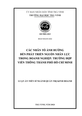 Nhân Tố Ảnh Hưởng Đến Phát Triển Nguồn Nhân Lực Tại