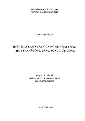 Nâng cao hiệu quả sản xuất thủy sản tại đồng bằng sông