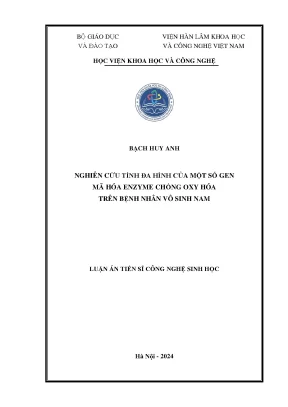 Nghiên cứu tính đa hình gen enzyme chống oxy hóa ở bệnh