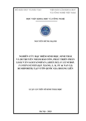 Nghiên cứu bảo tồn phân loài vân sam Fansipan: Đặc điểm