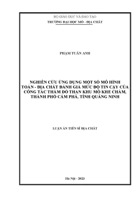 Nghiên cứu mô hình toán địa chất đánh giá độ tin cậy 