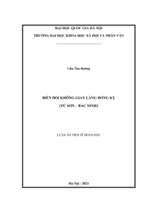 Biến Đổi Không Gian Làng Đồng Kỵ: Nghiên Cứu Nhân Học Từ 