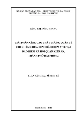 Giải pháp nâng cao chất lượng quản lý chi khám chữa bệnh