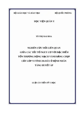 Nghiên cứu mối liên quan giữa yếu tố nguy cơ và tổn 