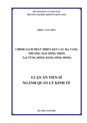 Chính sách phát triển hạ tầng thương mại nông thôn vùng