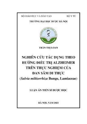 Nghiên cứu tác dụng của đan sâm di thực trong điều trị 