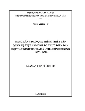 Lịch sử quan hệ Việt Nam với APEC (1989-1998)
