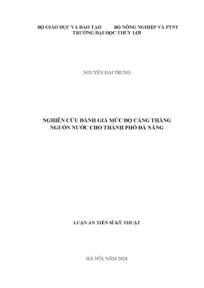 Đánh giá căng thẳng nguồn nước tại Đà Nẵng
