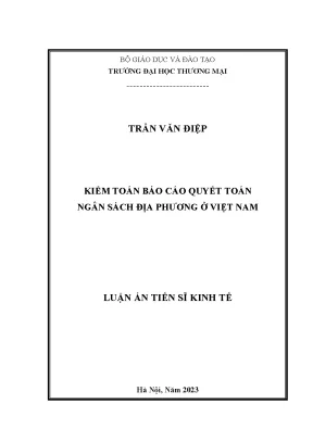 Kiểm toán báo cáo quyết toán ngân sách địa phương tại 