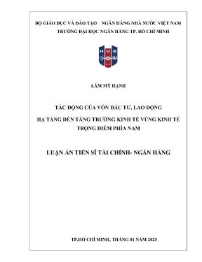 Tác động của đầu tư hạ tầng đến tăng trưởng kinh tế vùng