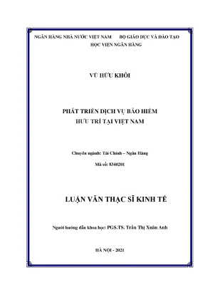 Phát triển dịch vụ bảo hiểm hưu trí tại Việt Nam: Luận