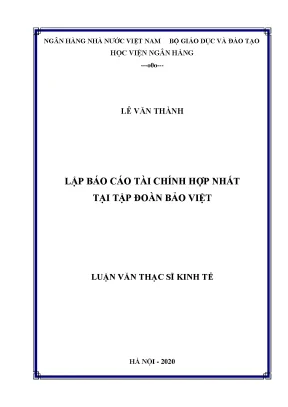Báo cáo tài chính hợp nhất tại tập đoàn Bảo Việt: Nghiên 