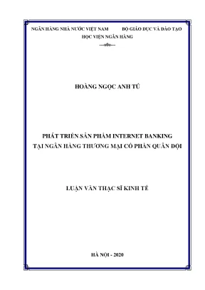 Phát triển sản phẩm Internet Banking tại Ngân hàng 