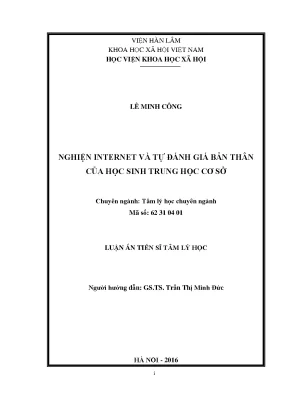 Nghiên cứu về ảnh hưởng của nghiện internet đến tự đánh