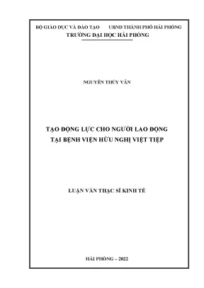 Tạo động lực cho nhân viên tại Bệnh viện Hữu nghị Việt Tiệp