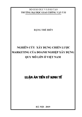 Chiến lược marketing cho doanh nghiệp xây dựng lớn tại
