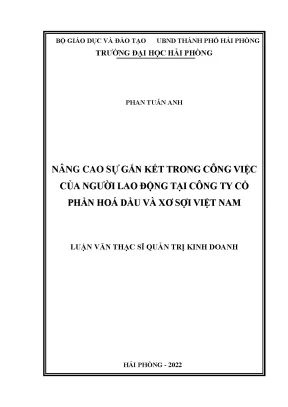 Nâng cao sự gắn kết trong công việc tại công ty cổ phần