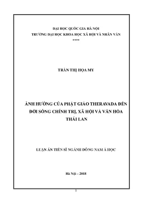 Tác động của Phật giáo Theravada đến chính trị, xã hội 