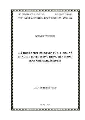 Giá trị của nguyên tố vi lượng và vitamin D trong tiên 