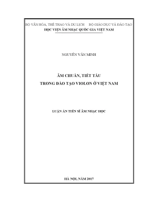 Nâng cao kỹ năng violon qua âm chuẩn và tiết tấu tại 