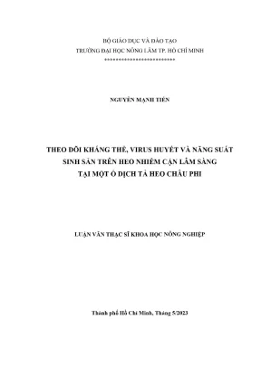 Nghiên cứu kháng thể virus và năng suất sinh sản trên