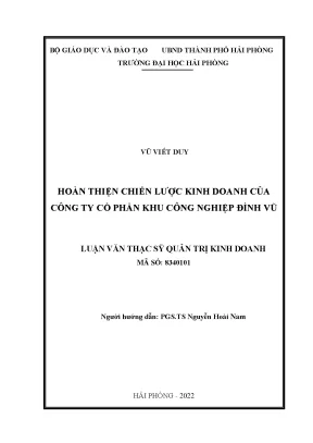 Chiến lược kinh doanh hiệu quả cho công ty cổ phần khu