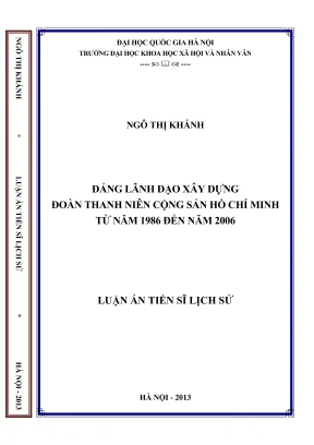 Nghiên cứu về vai trò của Đảng trong xây dựng Đoàn TNCS