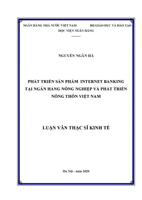 Phát triển sản phẩm Internet Banking tại Ngân hàng Nông 