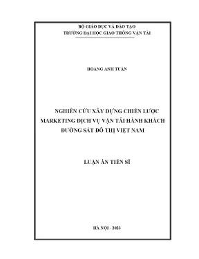 Chiến lược marketing dịch vụ vận tải hành khách đường 