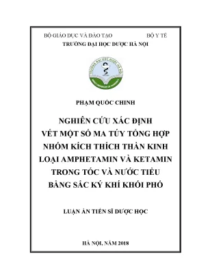 Nghiên cứu xác định ma túy tổng hợp amphetamin và 
