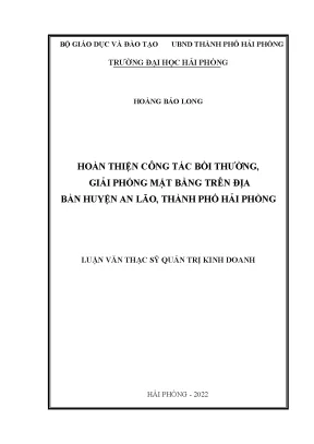 Nâng cao hiệu quả bồi thường giải phóng mặt bằng tại